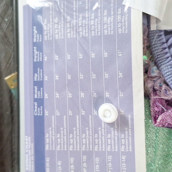 California Costumes Little Mermaid Costume Lavender Aqua - Picture 6 of 9